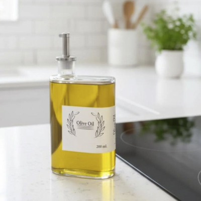 Bambum Kimera Metal Kapaklı Yağdanlık 200 ml - BAMBUM