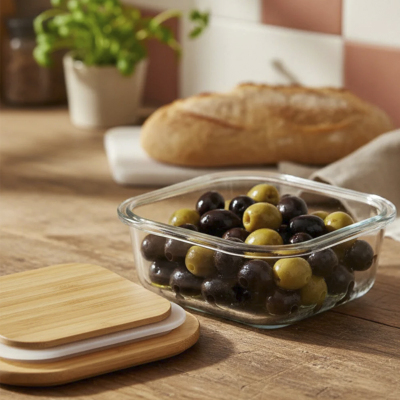 Bambum Lavi Kare 3 Parça Saklama Kabı Seti - 7