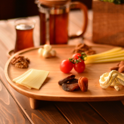 Bambum Meridius Ayaklı Sunum Tepsisi - 2