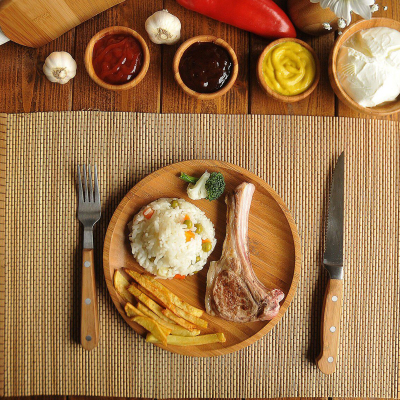 Bambum Penne Yuvarlak Tabak 20 cm - 2