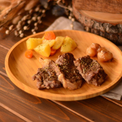 Bambum Penne Yuvarlak Tabak 25 cm - BAMBUM