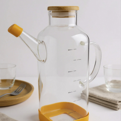 Bambum Petto Bambu Kapaklı Yağdanlık 800 ml - 4