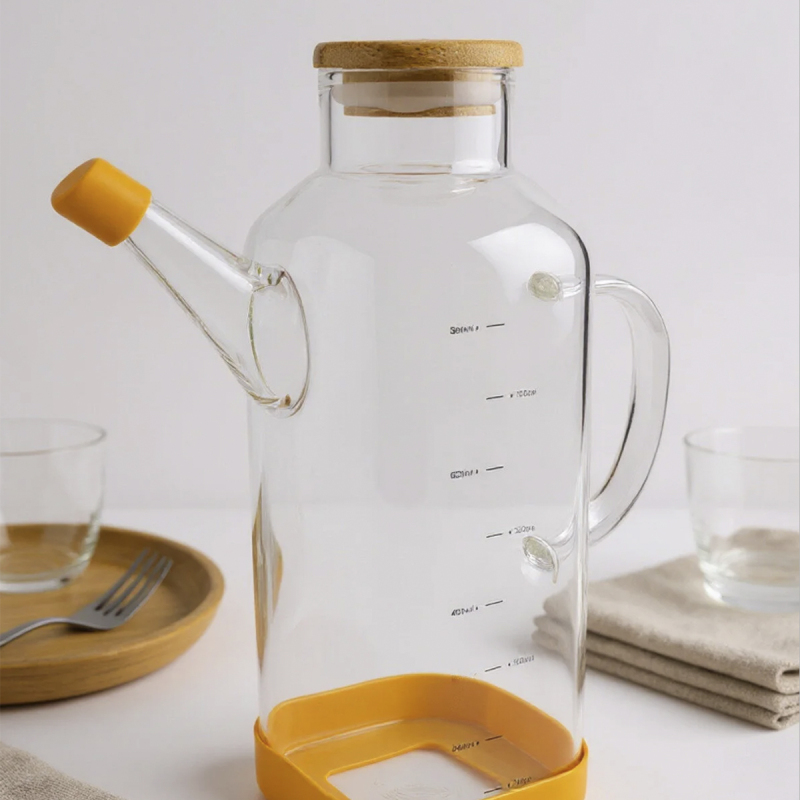 Bambum Petto Bambu Kapaklı Yağdanlık 800 ml - 4