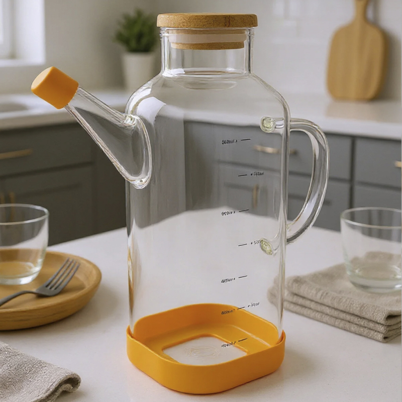 Bambum Petto Bambu Kapaklı Yağdanlık 800 ml - 5