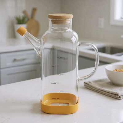 Bambum Petto Bambu Kapaklı Yağdanlık 800 ml - 7