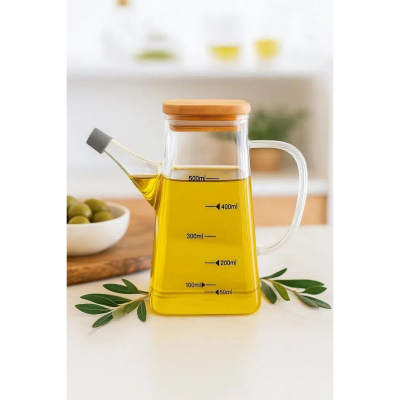 Bambum Rafa Bambu Kapaklı Yağdanlık 550 ml - 3