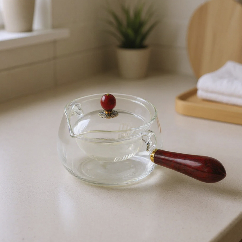 Bambum Shen Ahşap Cam Demlik - 2