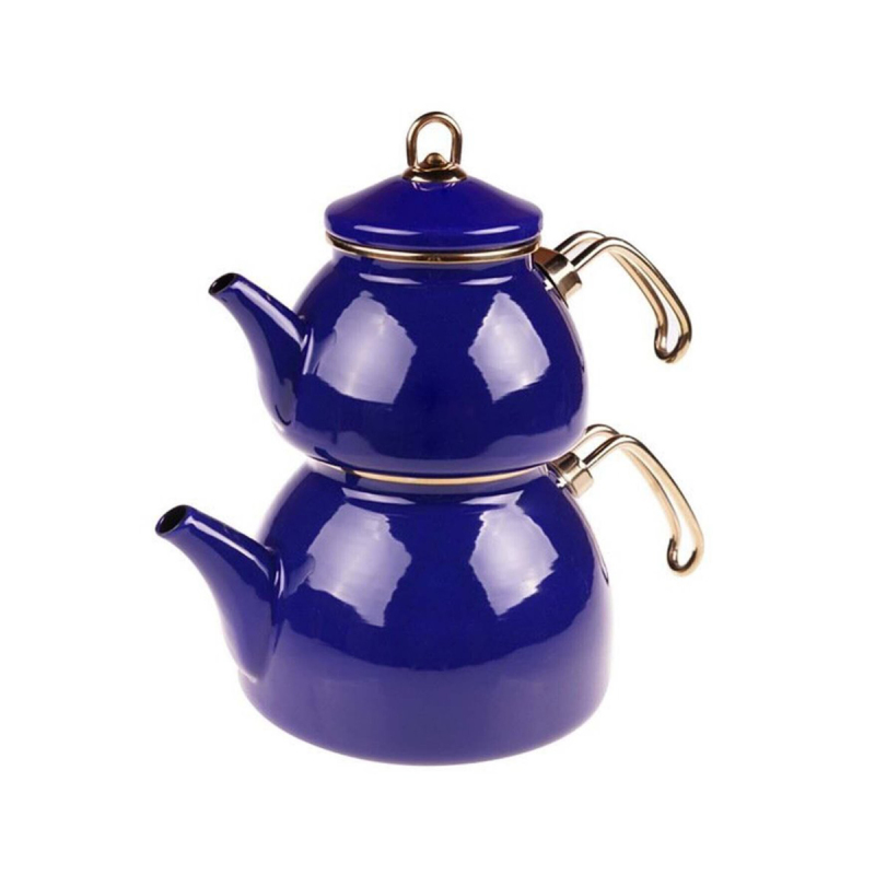 Bambum Taşev Regalo Kızartma Tencere & Çaydanlık Set Lacivert - 2