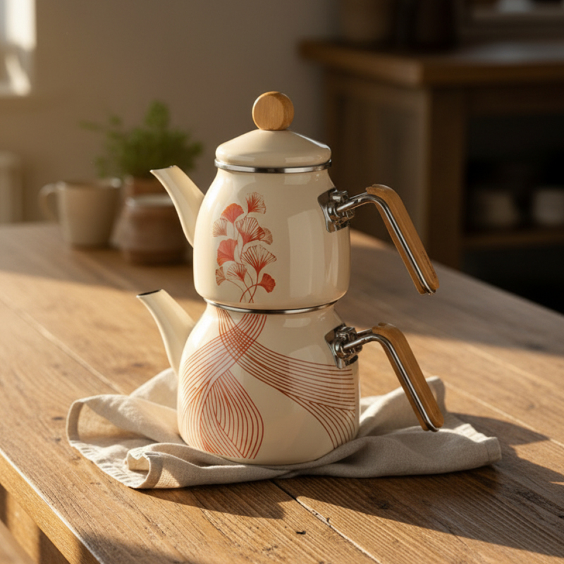 Bambum Taşev Unique Çaydanlık Rose - 1