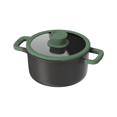 Berghoff Leo-Green Cast Alüminyum tencere 24 cm - BERGHOFF