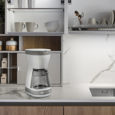 Delonghi Filtre Kahve Makinesi Beyaz ICM 16210.WS - 3