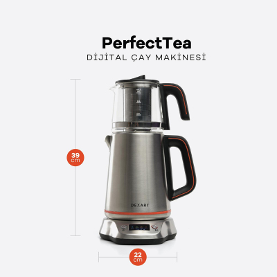 Dexart Perfect Tea Dijital Çay Makinesi Çelik - 2