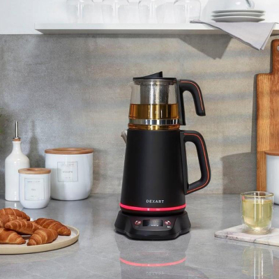 Dexart Perfect Tea Dijital Çay Makinesi Siyah Çelik - 5