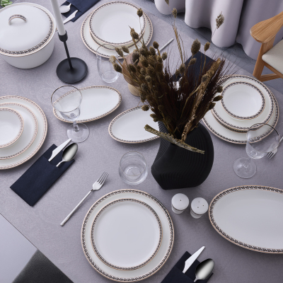 Evaliza Alaia 60 Parça 12 Kişilik Yemek Takımı - 3