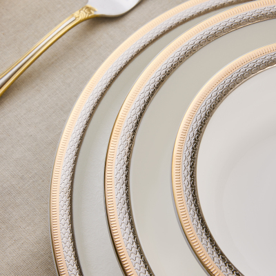 Evaliza Alaia Harmony Gold 60 Parça 12 Kişilik Yemek Takımı - 2