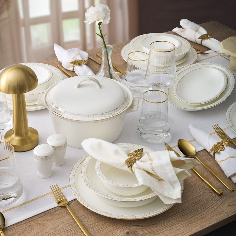 Evaliza Alaia Stella 60 Parça 12 Kişilik Yemek Takımı - 2