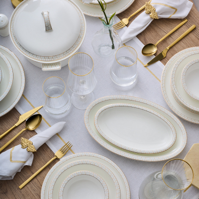 Evaliza Alaia Stella 60 Parça 12 Kişilik Yemek Takımı - 3