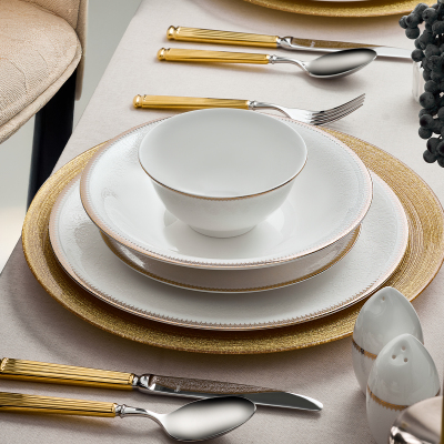 Evaliza Buckhingam Gold 60 Parça 12 Kişilik Yemek Takımı - 3