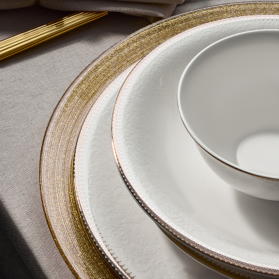 Evaliza Buckhingam Gold 60 Parça 12 Kişilik Yemek Takımı - 4