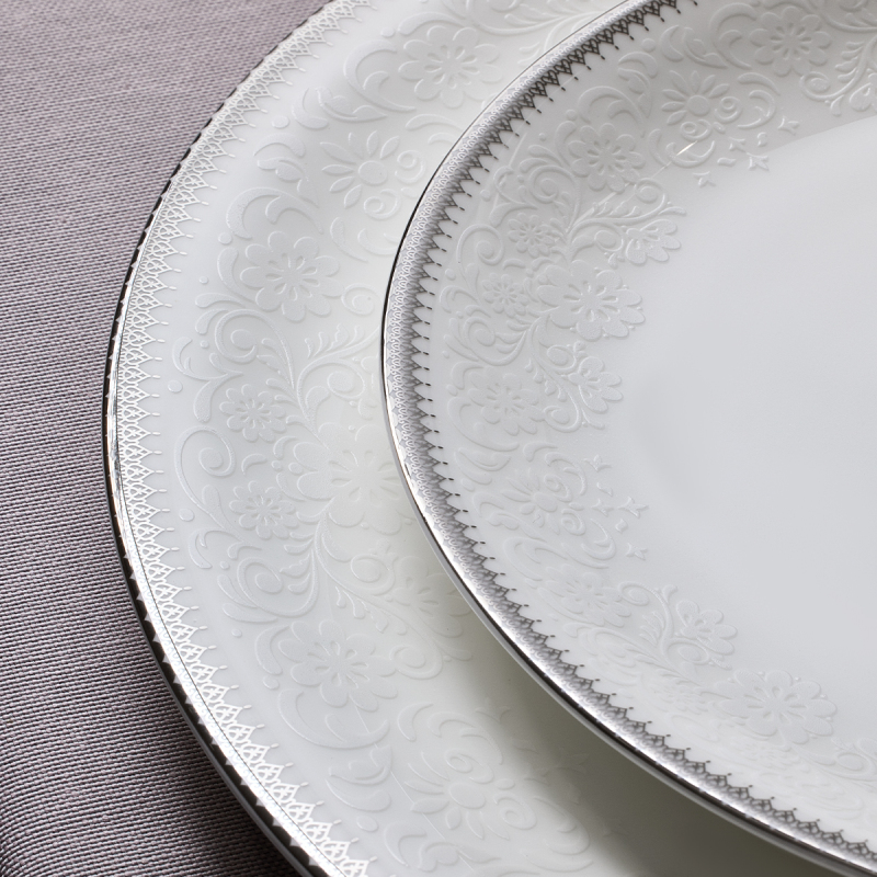 Evaliza Buckingham Platin 60 Parça 12 Kişilik Yemek Takımı - 4