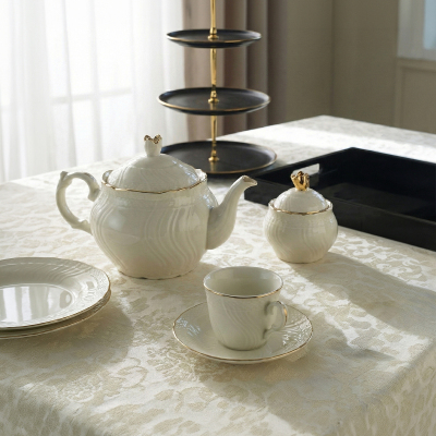 Evaliza Caserta Gold 6 Kişilik 36 Parça Kahvaltı Takımı - 4