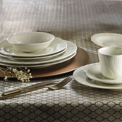 Evaliza Caserta Platin 36 Parça 6 Kişilik Kahvaltı Takımı - 3