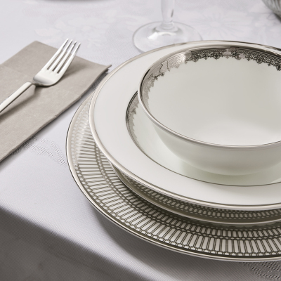 Evaliza Crown Patin 60 Parça 12 Kişilik Yemek Takımı - 5