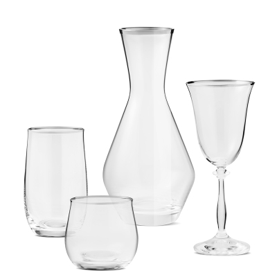 Evaliza Crystalite 2 Platin 37 Parça 12 Kişilik Su Seti - 2