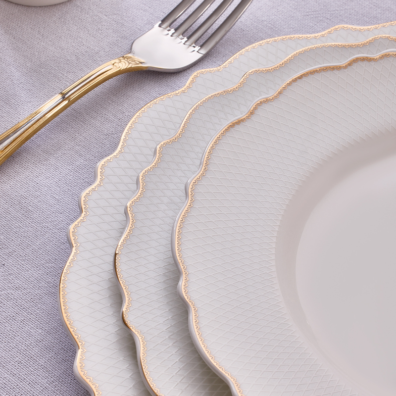 Evaliza Destiny Gold 85 Parça 12 Kişilik Yemek Takımı - 5