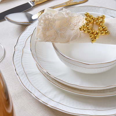 Evaliza Dune Gold 101 Parça 12 Kişilik Yemek Takımı - 3