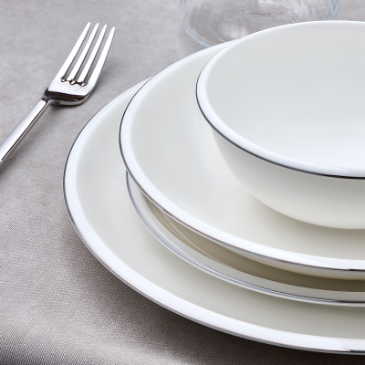 Evaliza Elegant Platin 30 Parça 6 Kişilik Yemek Takımı - 3