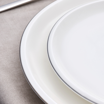 Evaliza Elegant Platin 30 Parça 6 Kişilik Yemek Takımı - 4