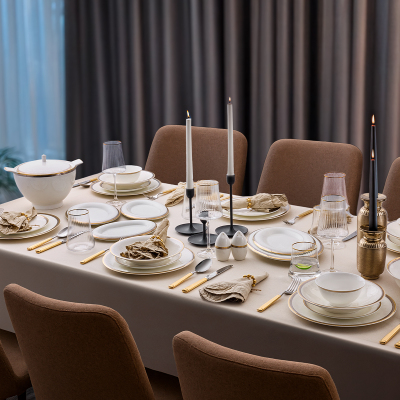 Evaliza Harmony 60 Parça 12 Kişilik Yemek Takımı - EVALIZA