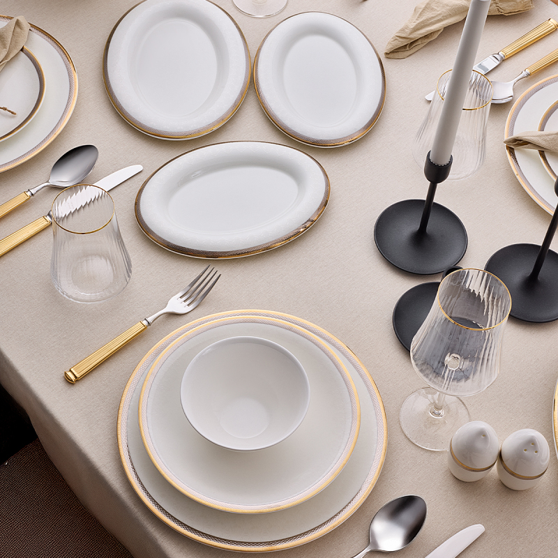 Evaliza Harmony 60 Parça 12 Kişilik Yemek Takımı - 2