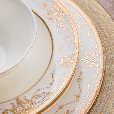 Evaliza Infinity Gold 60 Parça 12 Kişilik Yemek Takımı - 4