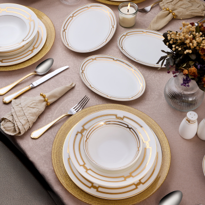 Evaliza Luxury 60 Paça 12 Kişilik Yemek Takımı - 3