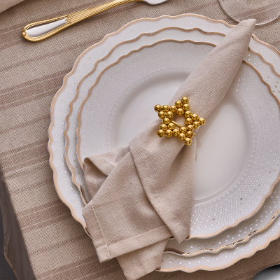 Evaliza Moon Gold 85 Parça 12 Kişilik Yemek Takımı - 3