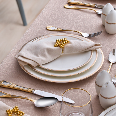 Evaliza Pandora Gold 85 Parça 12 Kişilik Yemek Takımı - 4