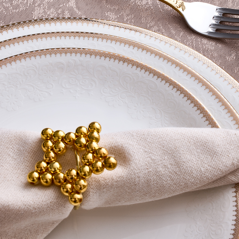 Evaliza Pandora Gold 85 Parça 12 Kişilik Yemek Takımı - 5