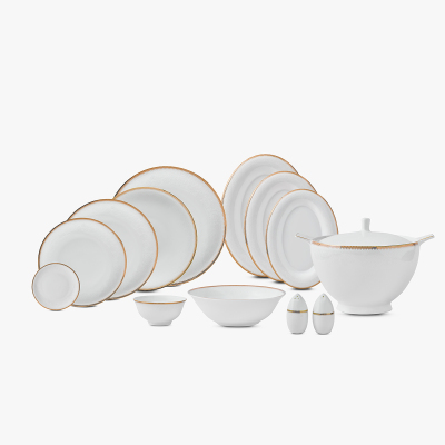 Evaliza Pandora Gold 85 Parça 12 Kişilik Yemek Takımı - 7