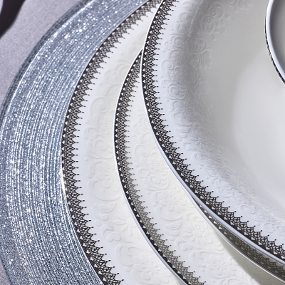 Evaliza Pandora Platin 85 Parça 12 Kişilik Yemek Takımı - 5