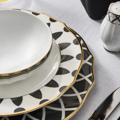 Evaliza Poetica Yemek Takımı Arya Antrasıt 61 Parça - 5