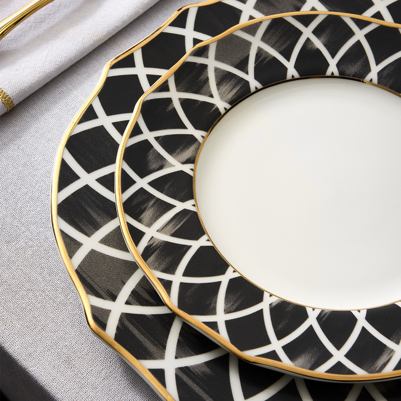 Evaliza Poetica Yemek Takımı Arya Antrasıt 61 Parça - 6