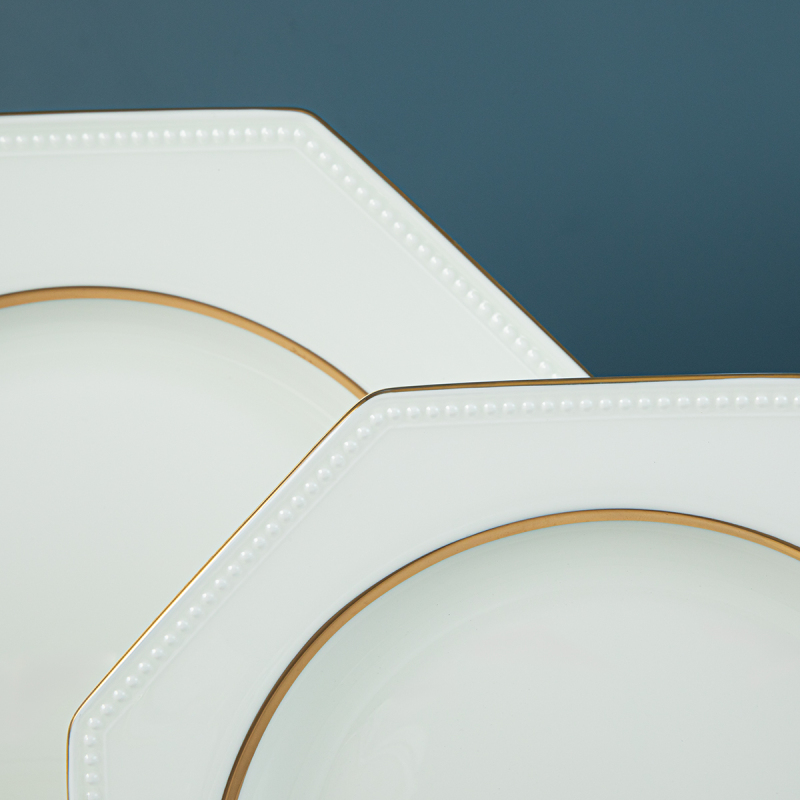 Evaliza Prizma Gold 60 Parça 12 Kişilik Yemek Takımı - 3