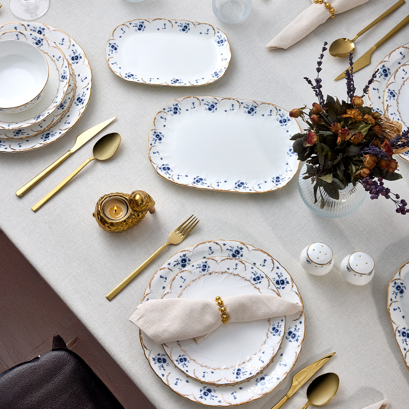 Evaliza Queens Flower 60 Parça 12 Kişilik Yemek Takımı - 2