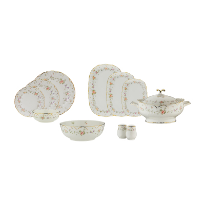 Evaliza Queen's Garden 60 Parça 12 Kişilik Yemek Takımı - 4