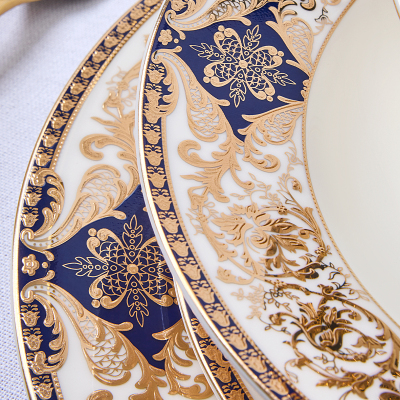 Evaliza Scarlet Gold 60 Parça 12 Kişilik Yemek Takımı - 4