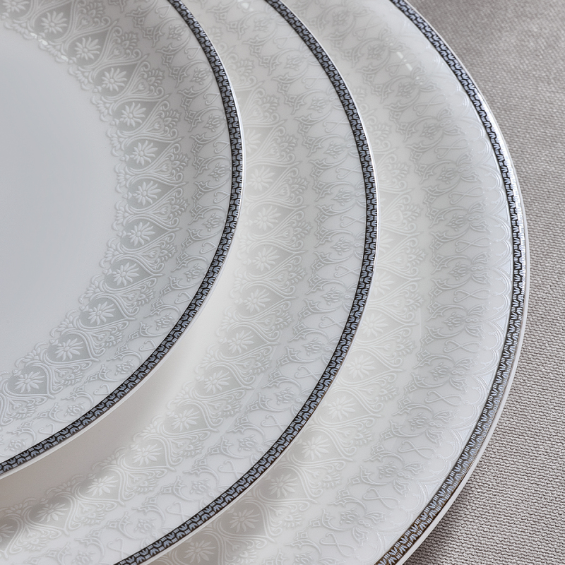 Evaliza Serenity Platin 85 Parça 12 Kişilik Yemek Takımı - 5