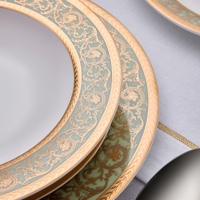 Evaliza Vanesa Gold 60 Parça 12 Kişilik Yemek Takımı - 3