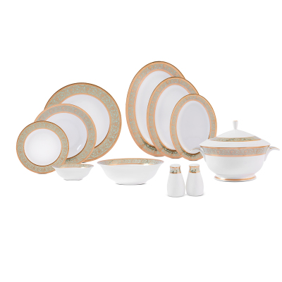 Evaliza Vanesa Gold 60 Parça 12 Kişilik Yemek Takımı - 7